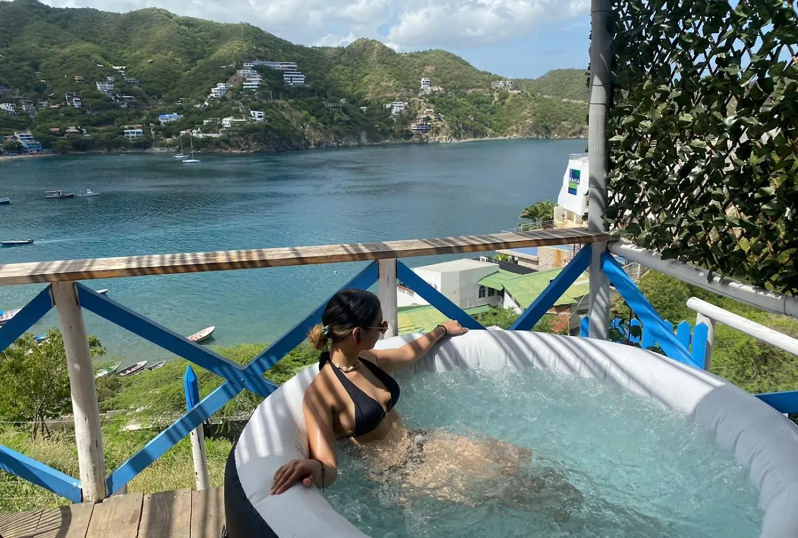 Alpesi faház Glamping Bareke Azul2 Villa Santa Marta